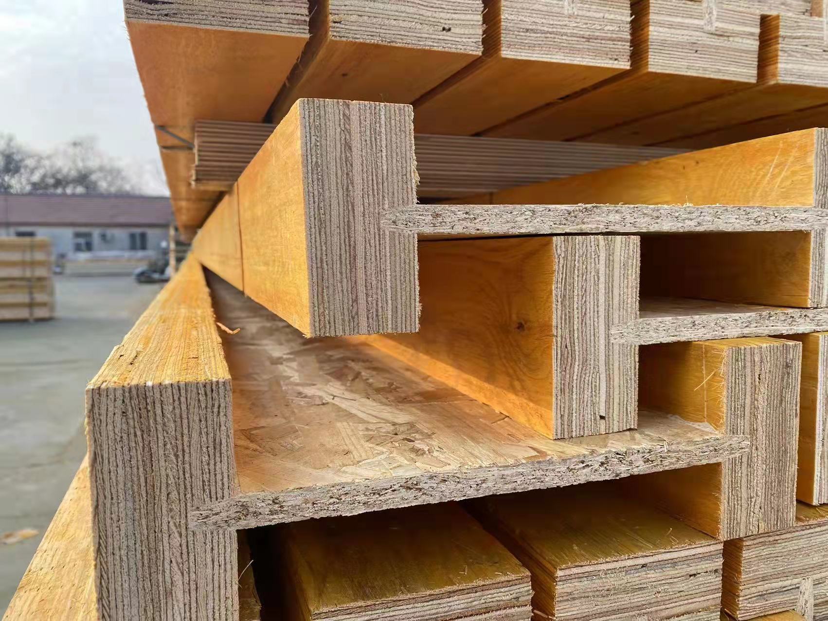 Современный дизайн LVL Flange i Joist OSB Board Фабрика прямой отделки деревянного материала для домостроительных изделий