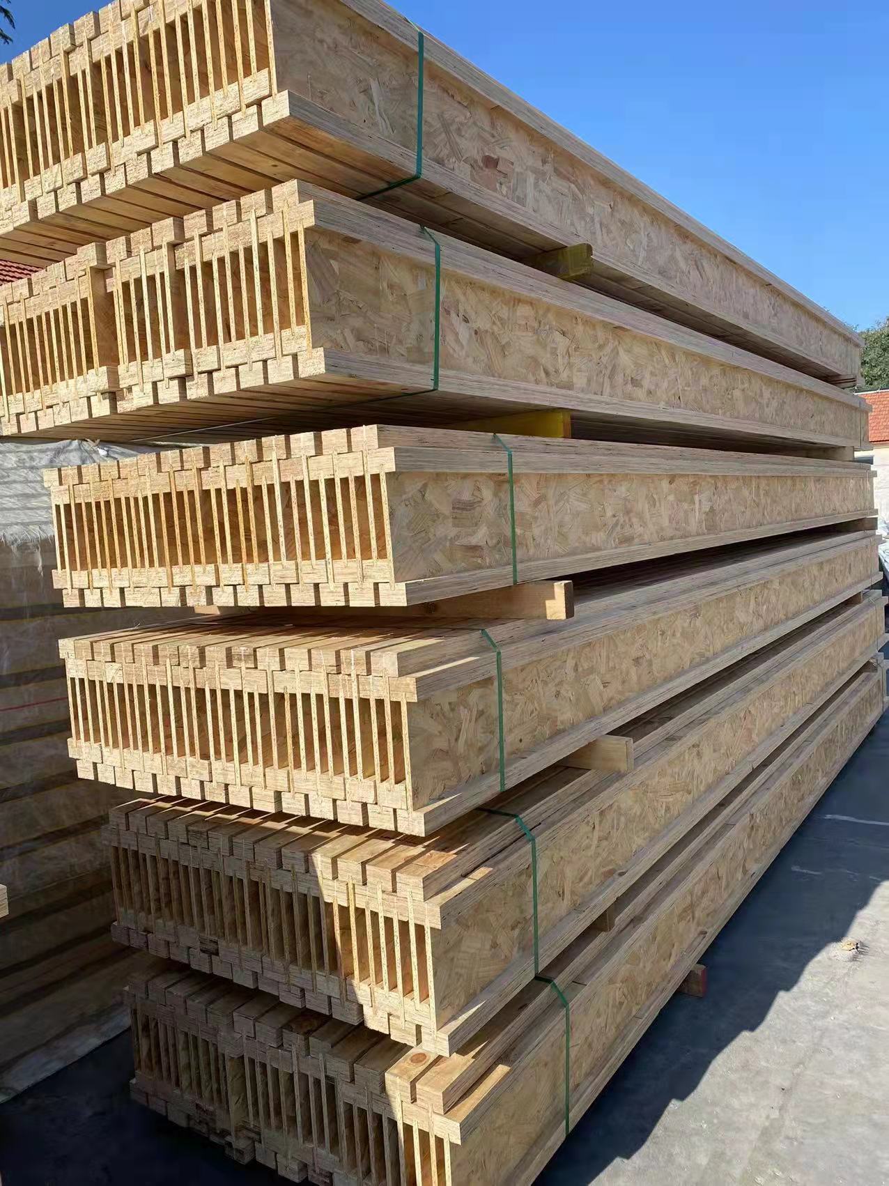 Современный дизайн LVL Flange i Joist OSB Board Фабрика прямой отделки деревянного материала для домостроительных изделий