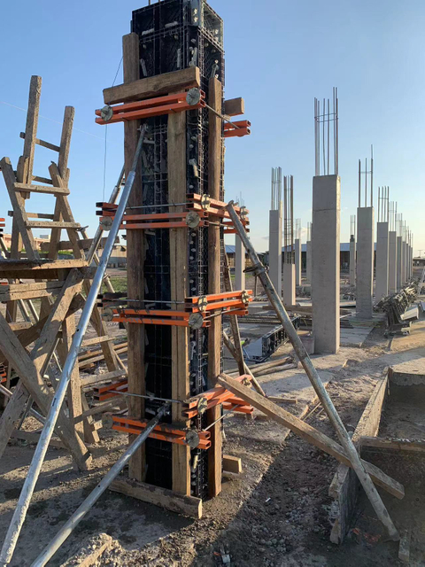 Прямые продажи с фабрики в стиле промышленного дизайна Регулируемая черная опалубка из АБС-пластика для строительства стеновых колонн и плит