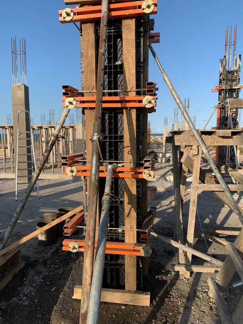 Прямые продажи на заводе Регулируемая пластиковая опалубка Формы для бетонных строительных материалов