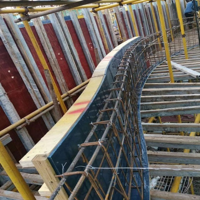 Новый дизайн инопланетного шаблона здания изогнутая стеновая опалубка