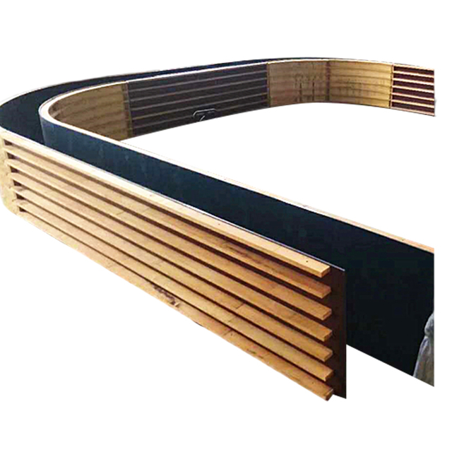 Круглая бетонная цистерна с изогнутой стеновой опалубкой